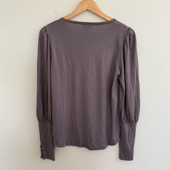 Sundance Sundance Caylen Tee Bishop Long Sleeve Size Small Cotton Blend Boho - Picture 6 of 9